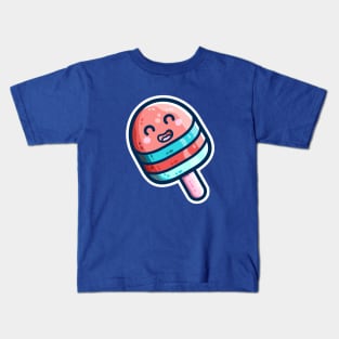Popsicle Ice Lolly Kawaii Cute Kids T-Shirt